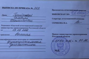 Эльвира Шамильевна Гусейнова Функциональный диагност
