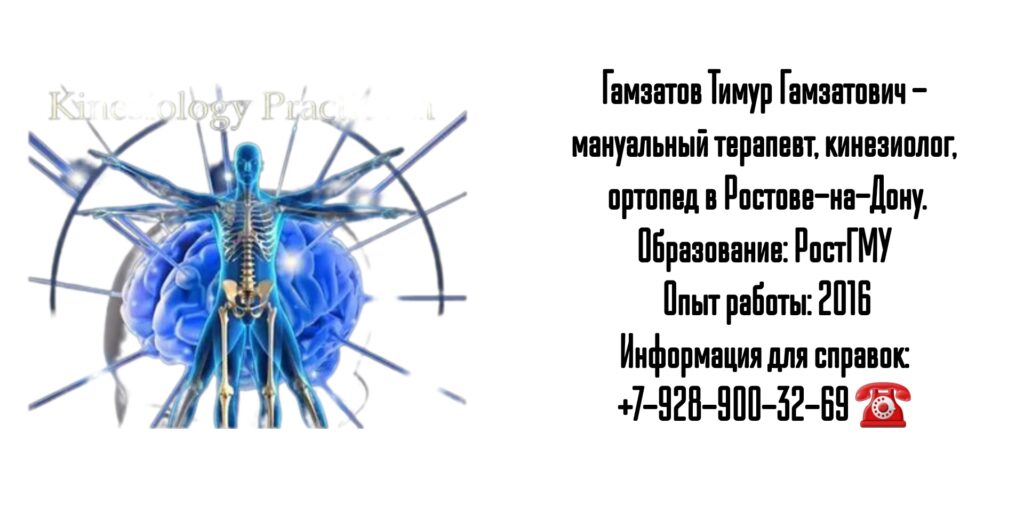 Гамзатов Тимур Гамзатович - кинезиолог в Ростове-на-Дону