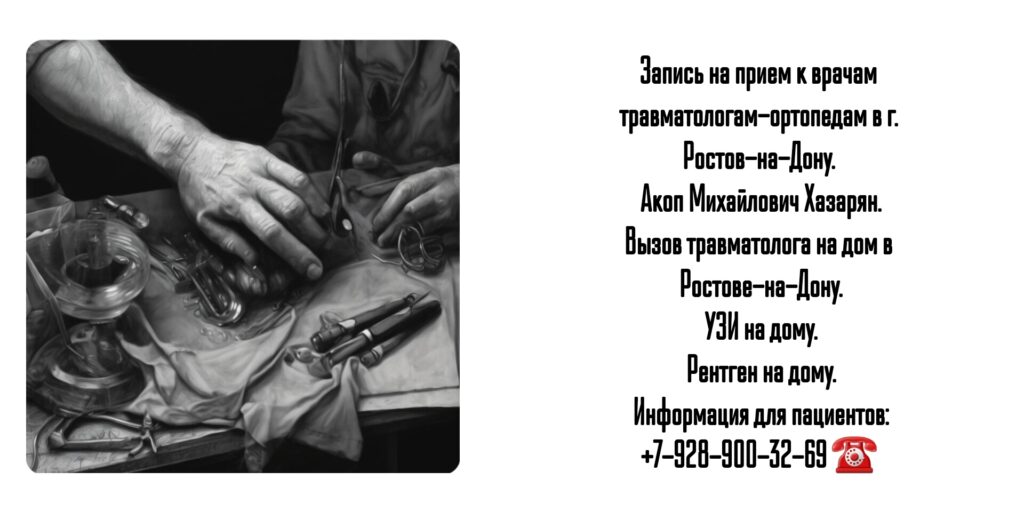 Кистевой хирург в Ростове операции на кисти - Акоп Михайлович Хазарян